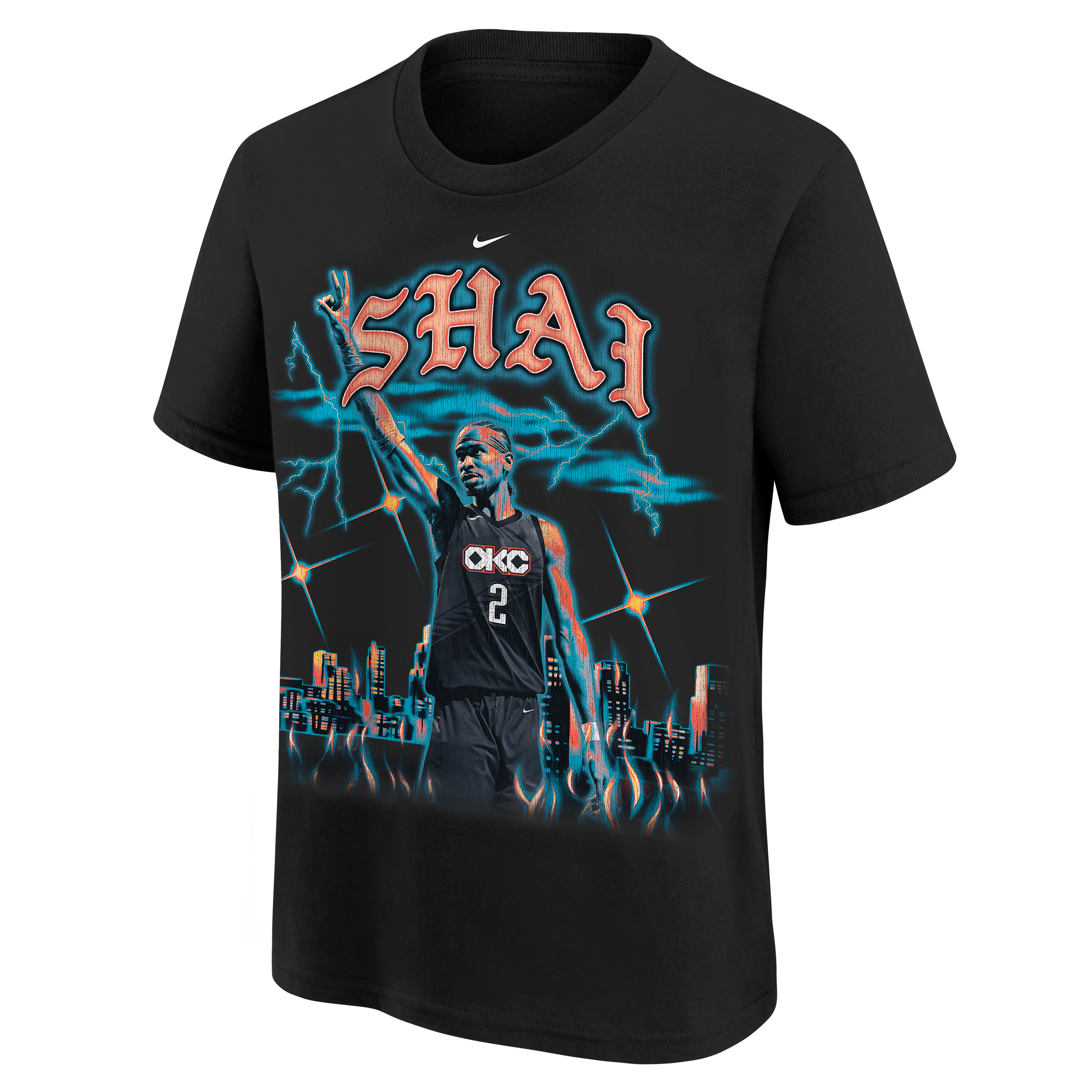 Nike NBA Shai Gilgeous-Alexander Tシャツ Nike Shai Gilgeous-Alexander Oklahoma City Thunder Edition Big